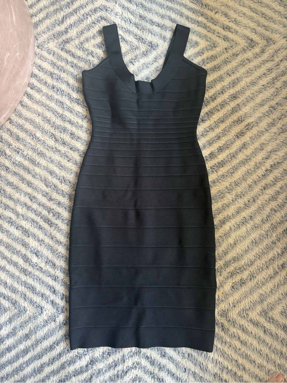 Herve Leger Black “Sadie” Dress